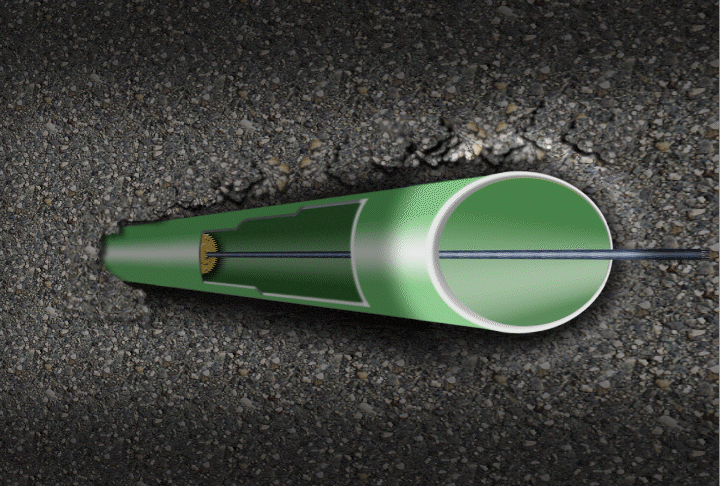 animation of rerounder working